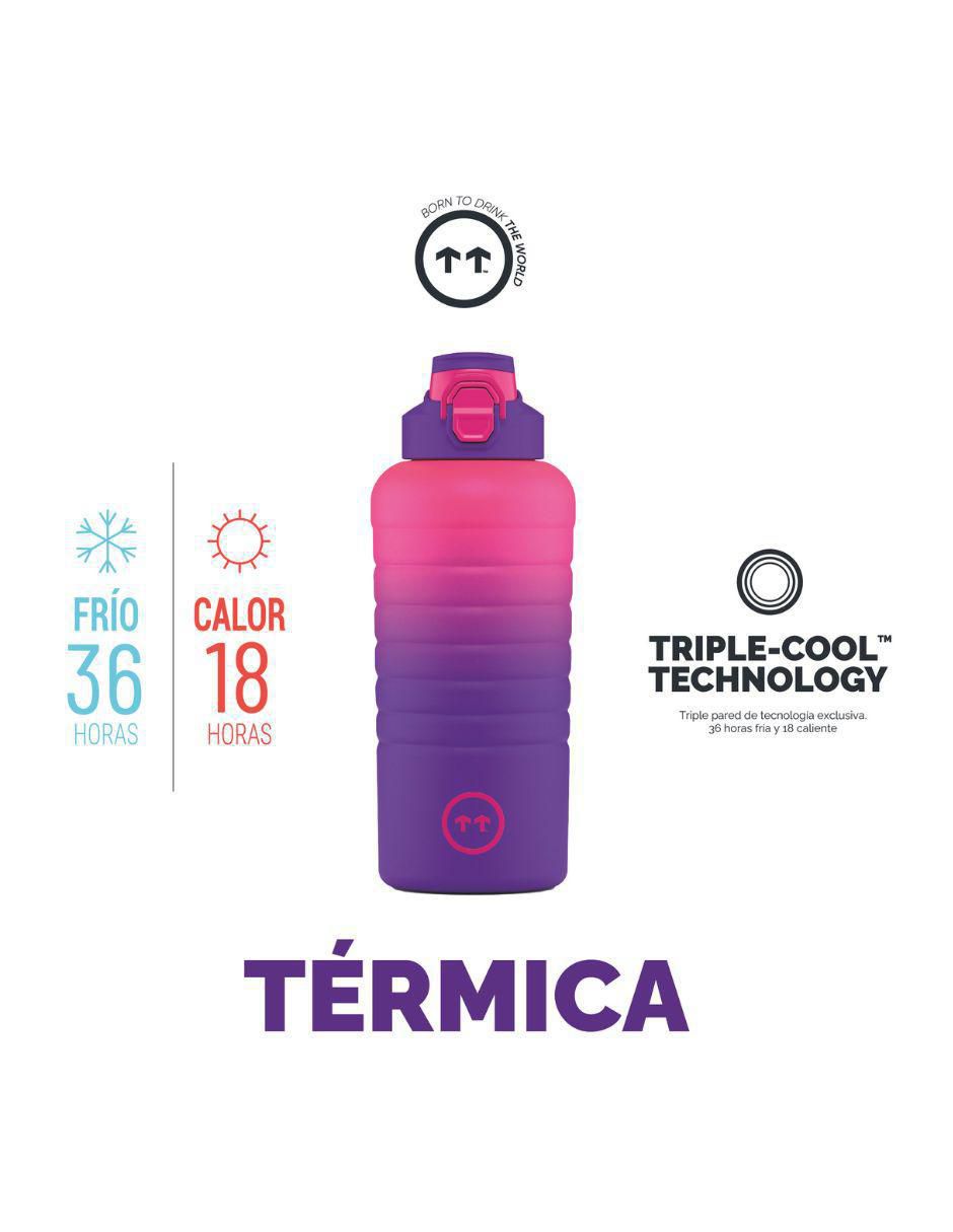 Termo de acero inoxidable Sport Los Angeles con tapa rosca 950 ml 2