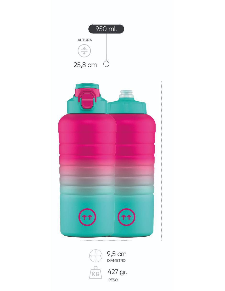 Termo de acero inoxidable Sport Brisbane con tapa rosca 950 ml 8