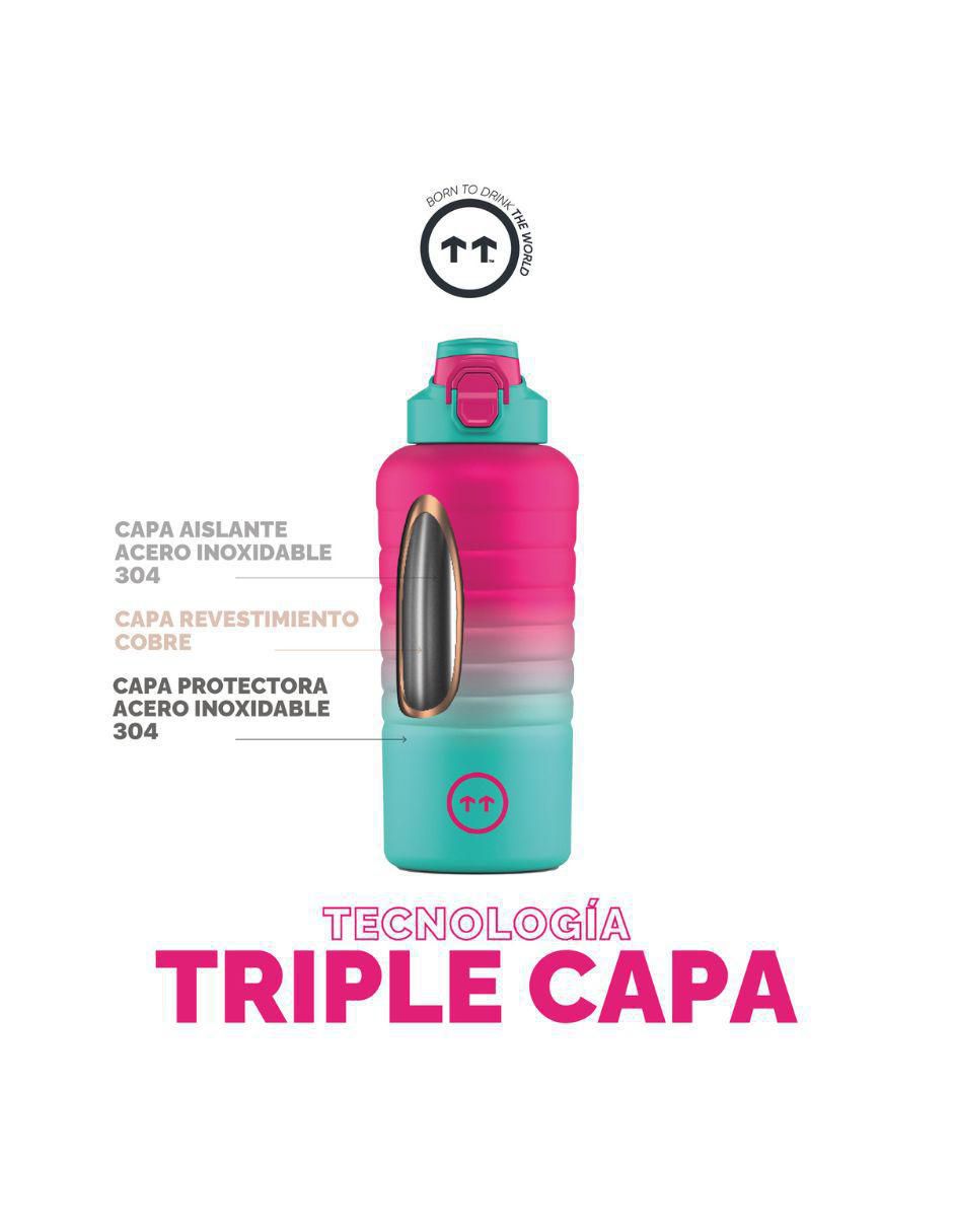 Termo de acero inoxidable Sport Brisbane con tapa rosca 950 ml 5