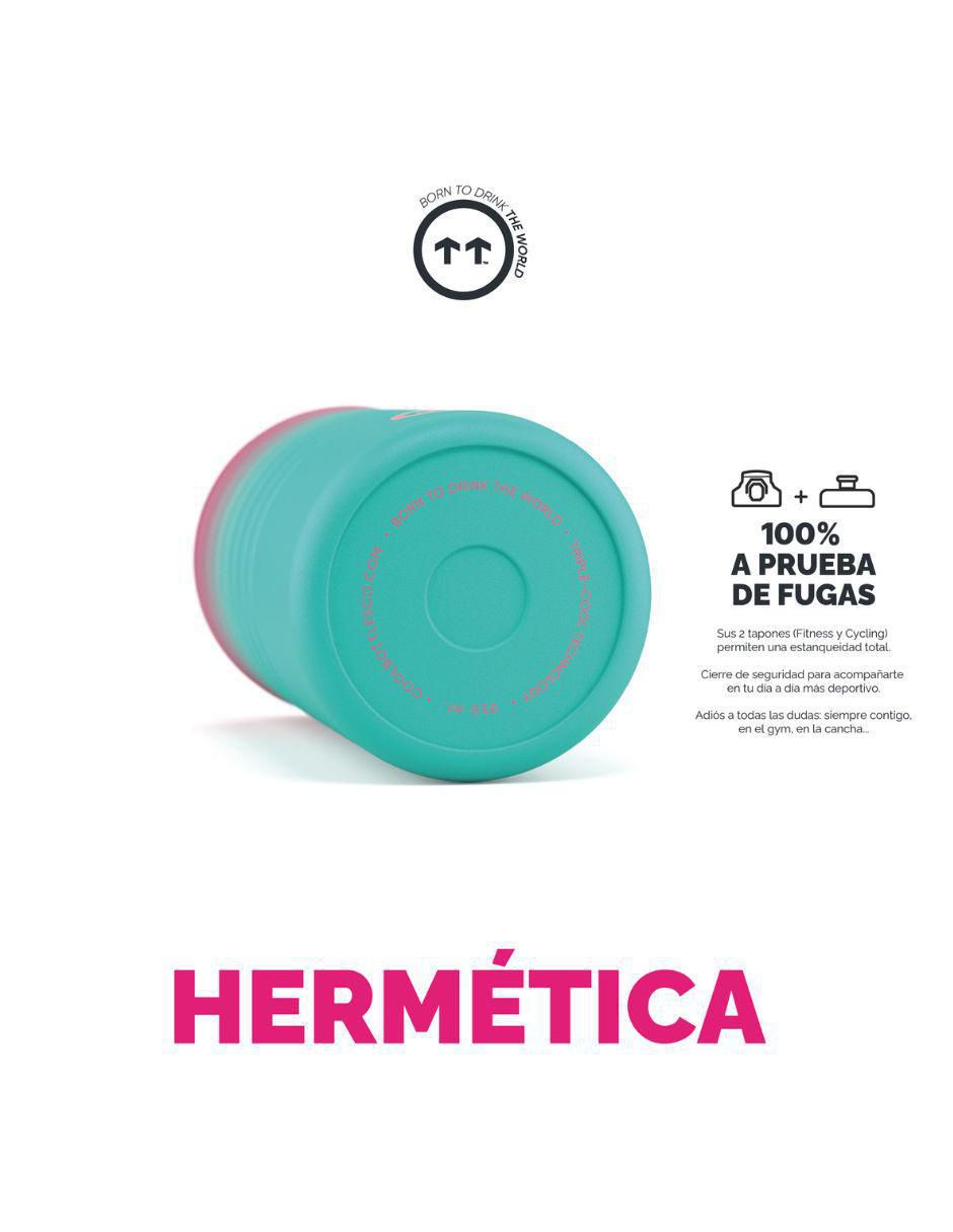 Termo de acero inoxidable Sport Brisbane con tapa rosca 950 ml 6