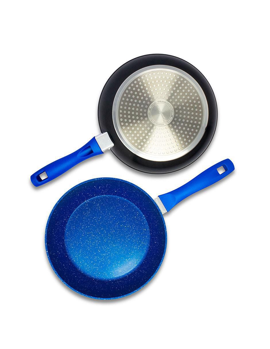 Batería de cocina de acero inoxidable antiadherente combinado 8 piezas 4