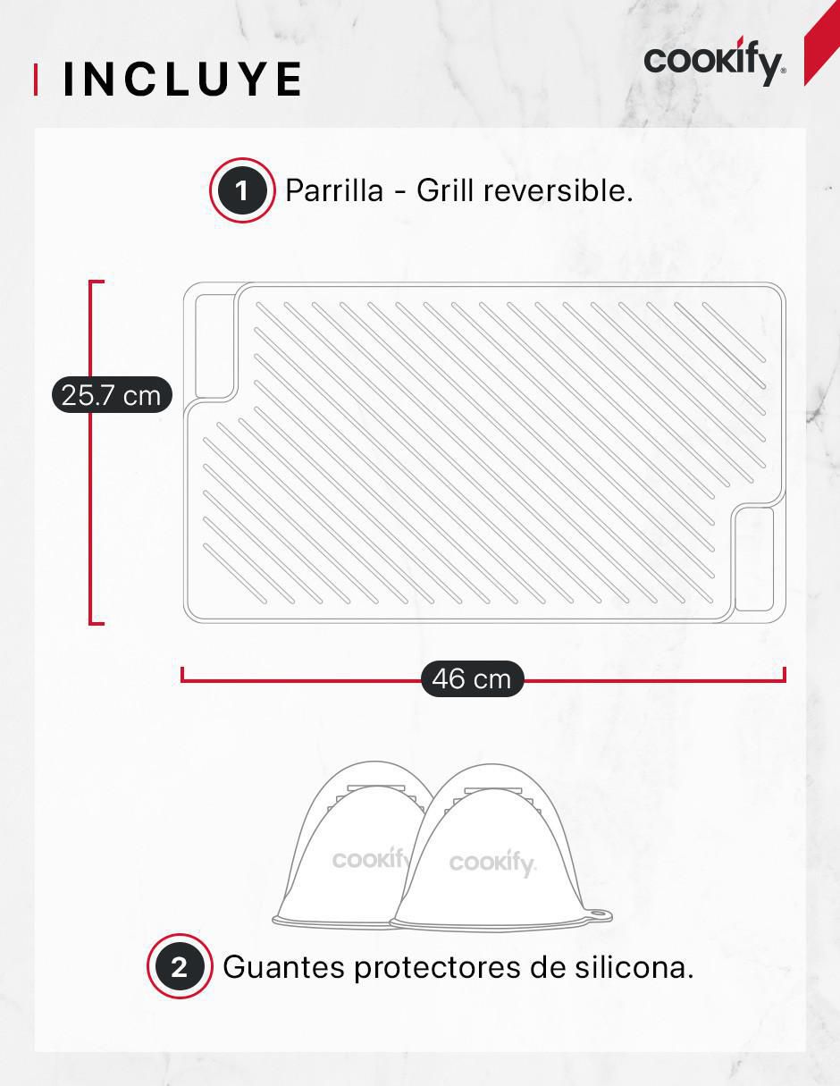Grill Plancha grill hierro fundido 7