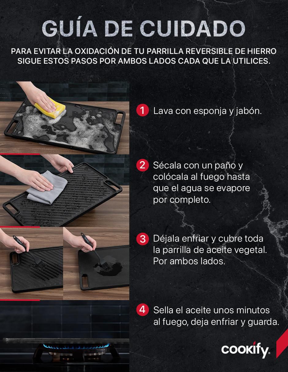 Grill Plancha grill hierro fundido 3