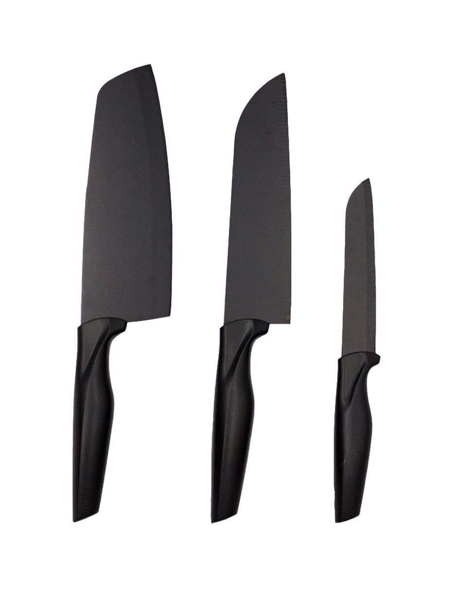 Set de cuchillos cocina 3 piezas