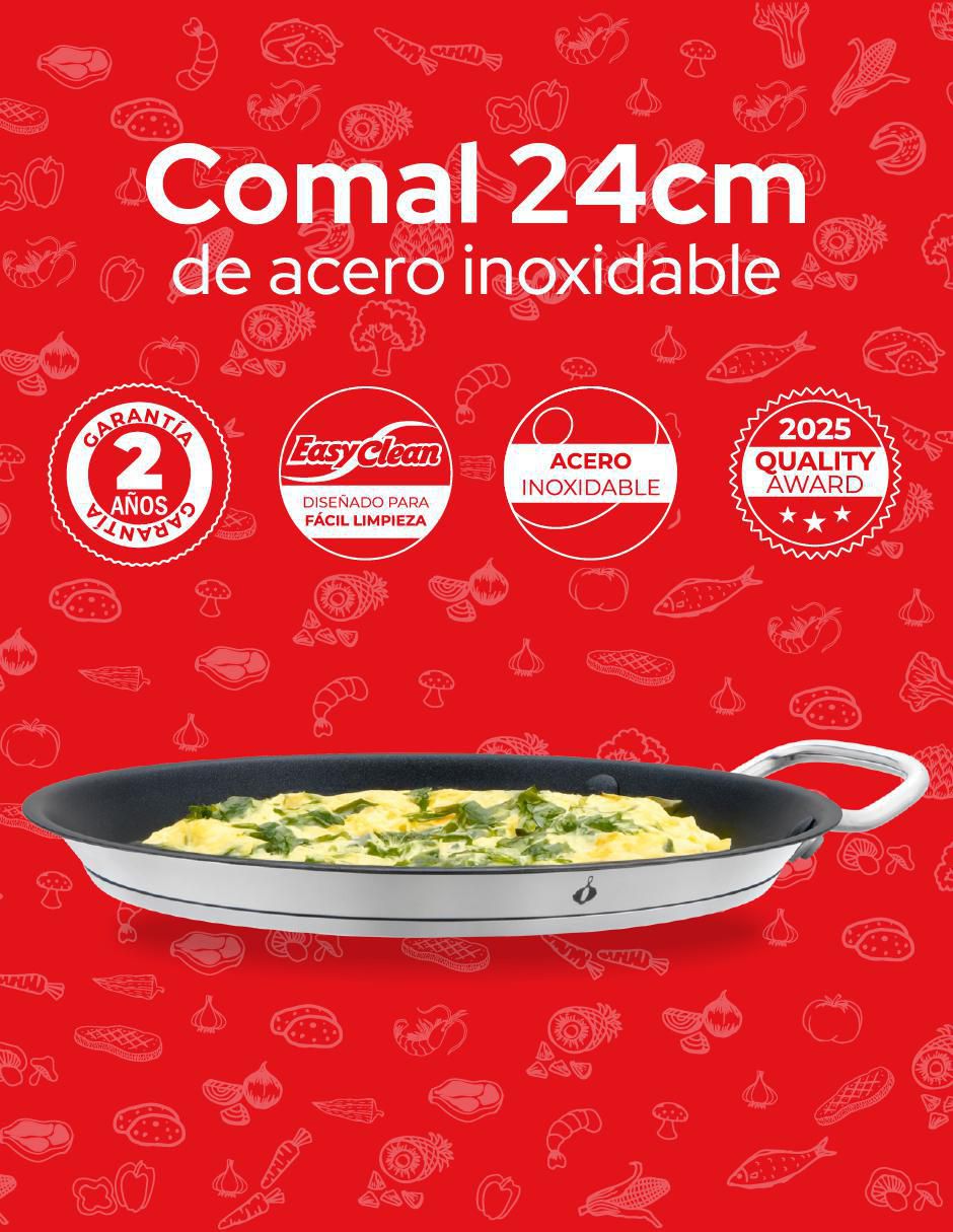 Comal acero 3