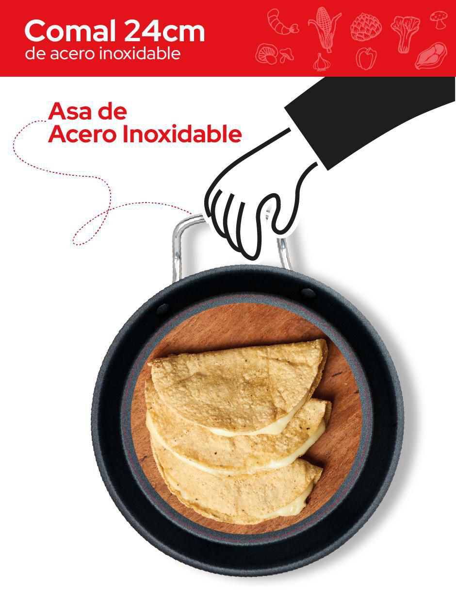 Comal acero 5
