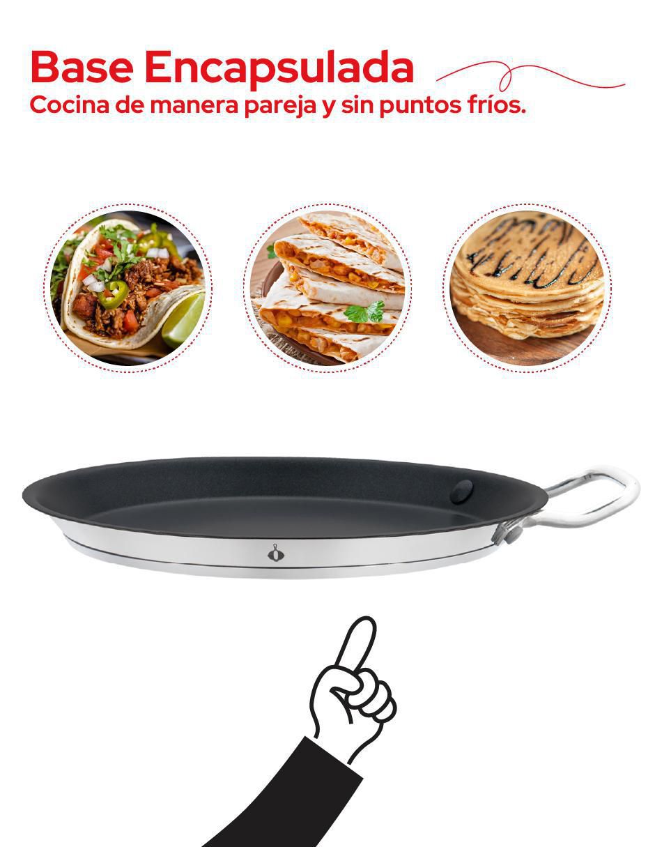 Comal acero 6