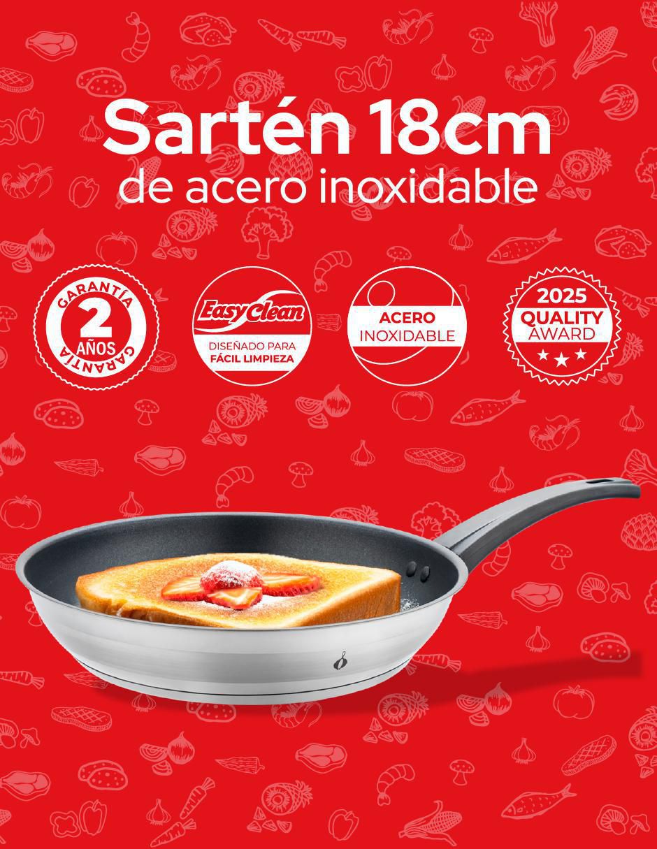 Sartén de acero inoxidable 3