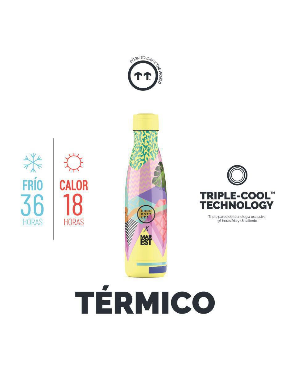 Termo de acero inoxidable Mediterranean con tapa rosca 500 ml 2