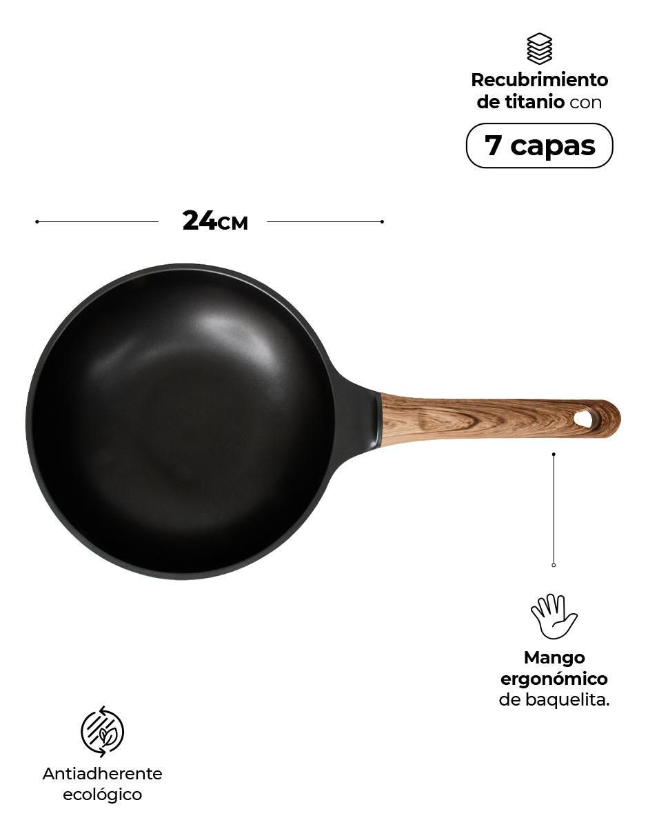 Sartén Wok de titanio 6