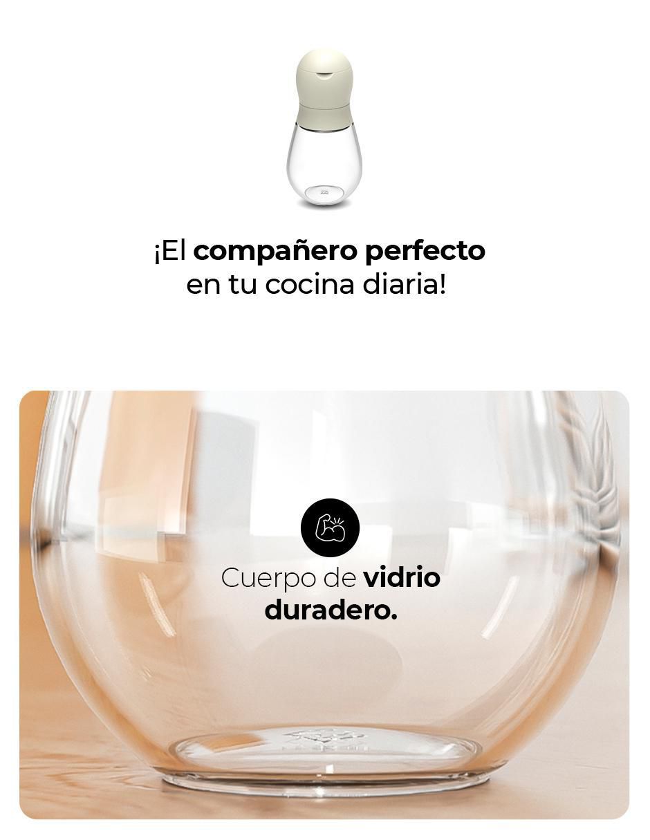 Molino para pimienta Condimentos de vidrio 4