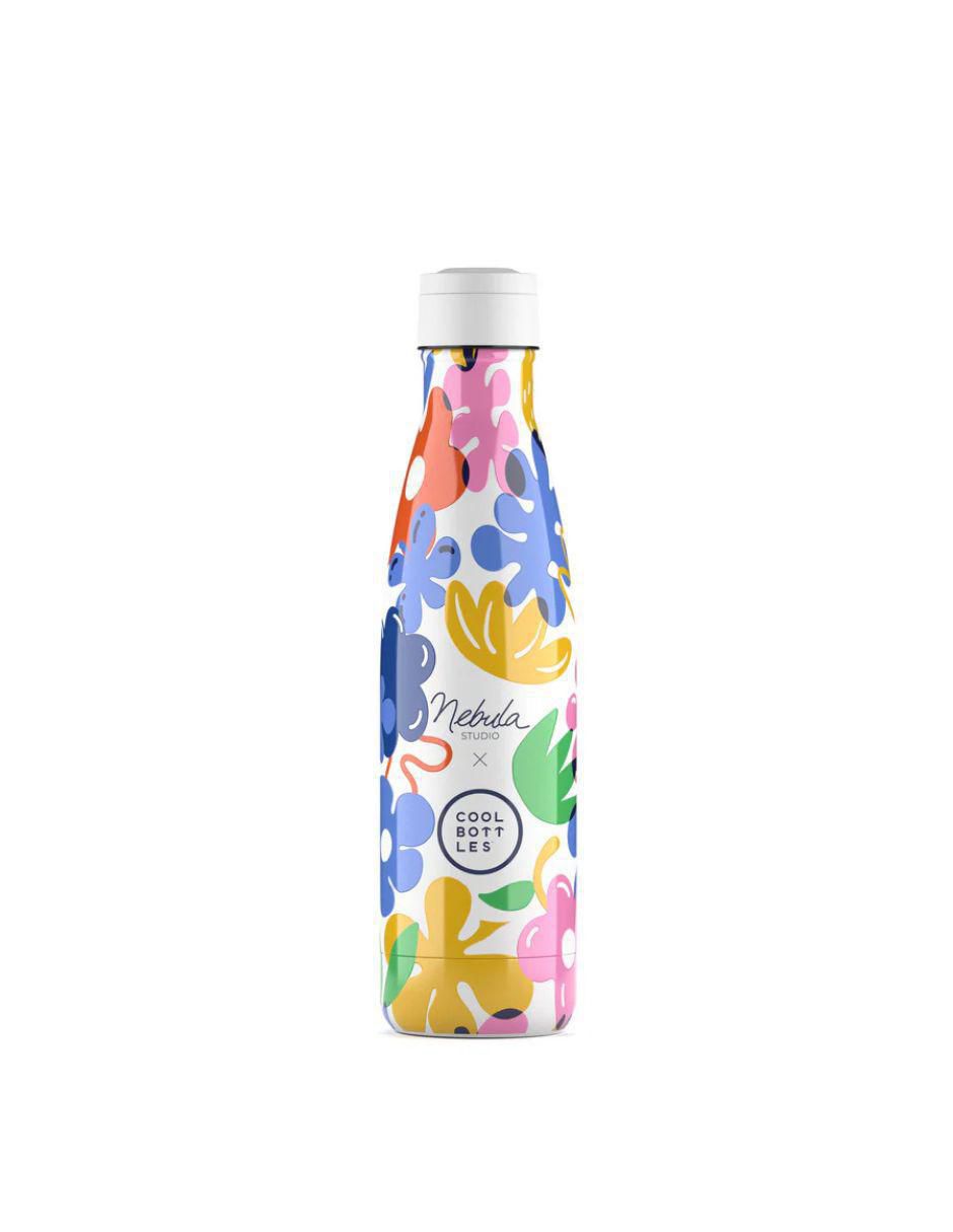 Termo de acero inoxidable Nébula floral madness con tapa rosca 500 ml