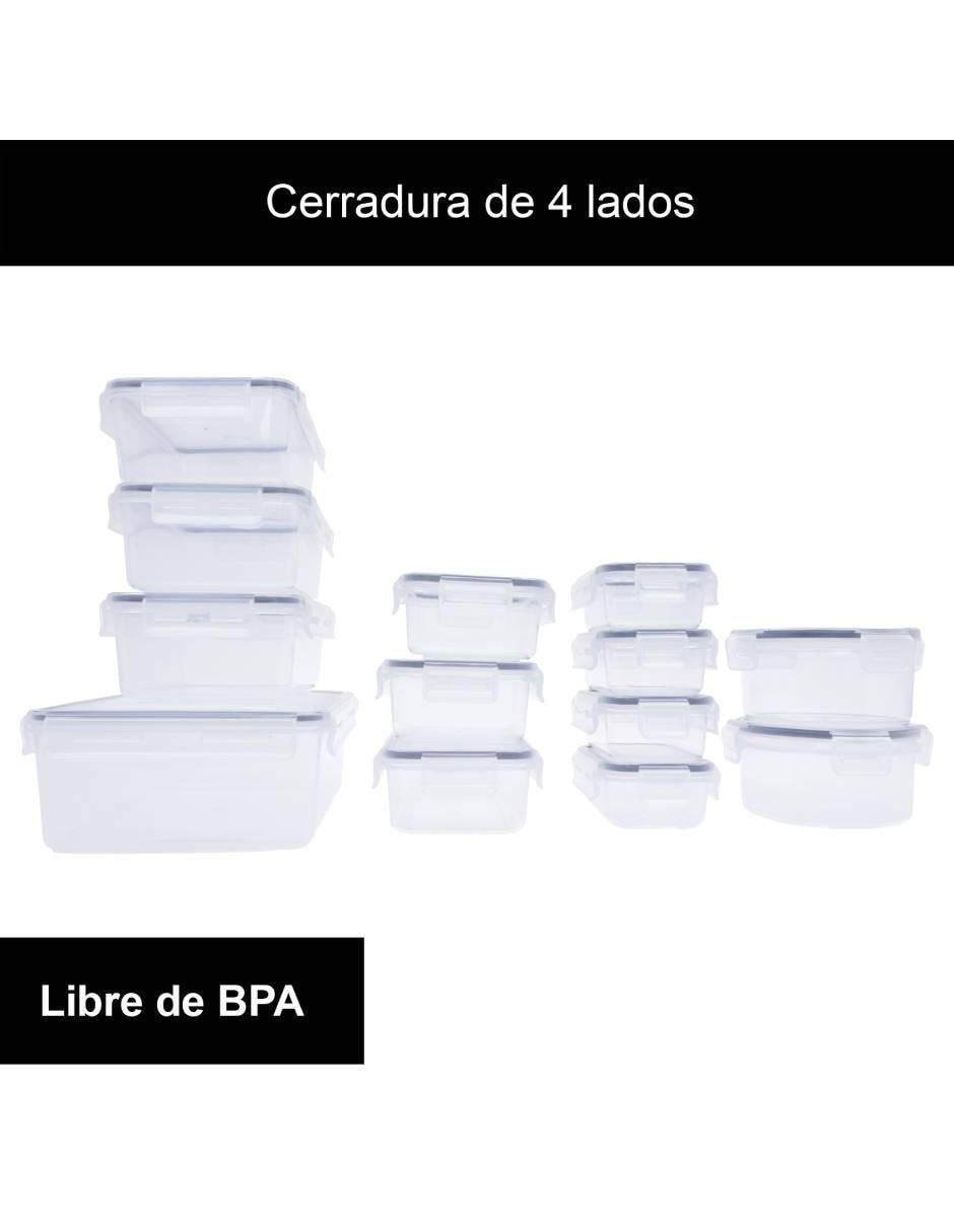 Set contenedores de plástico 13 piezas piezas 5