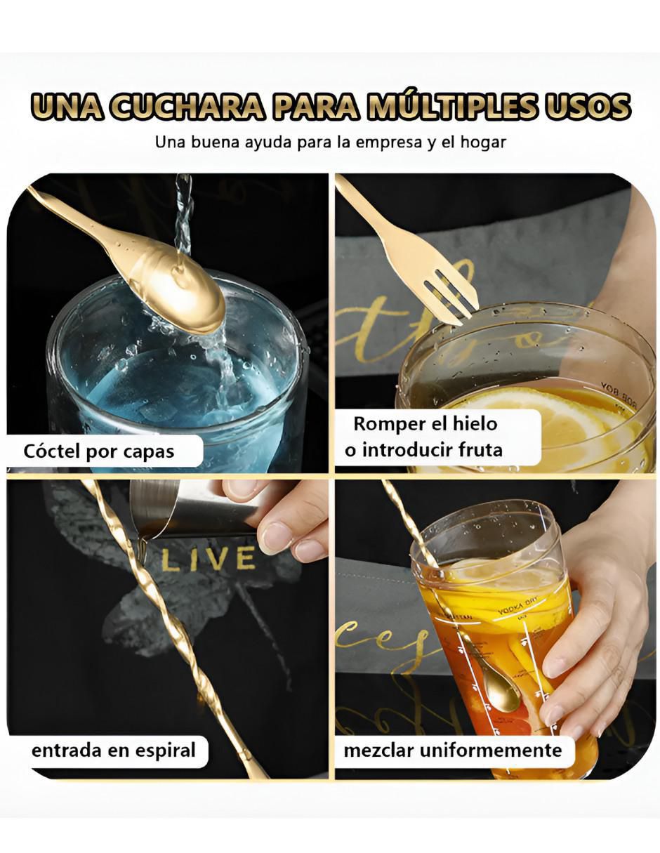 Agitador de bebidas de acero inoxidable 2
