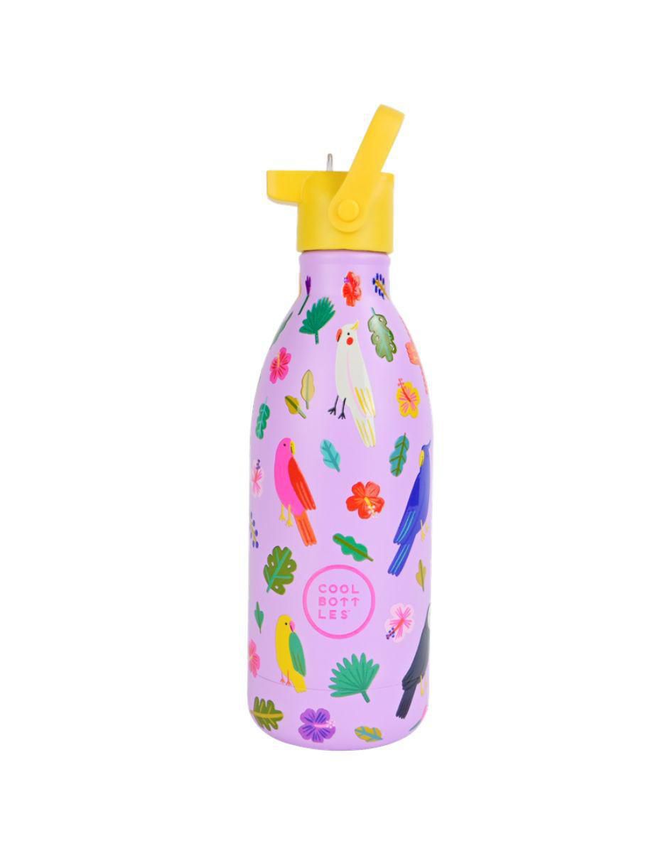 Botella de agua de acero inoxidable Kids fly free con tapa rosca 500 ml