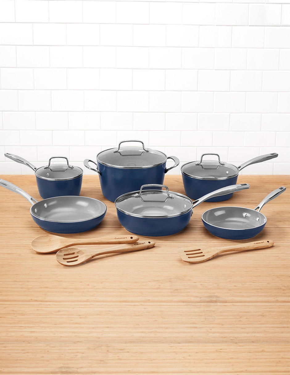 Batería de cocina de aluminio antiadherente cerámica 13 piezas 4