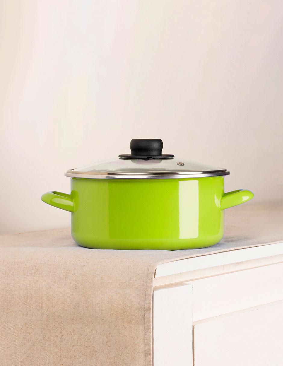 Batería de cocina Emotion de acero vitrificado 5 piezas 3