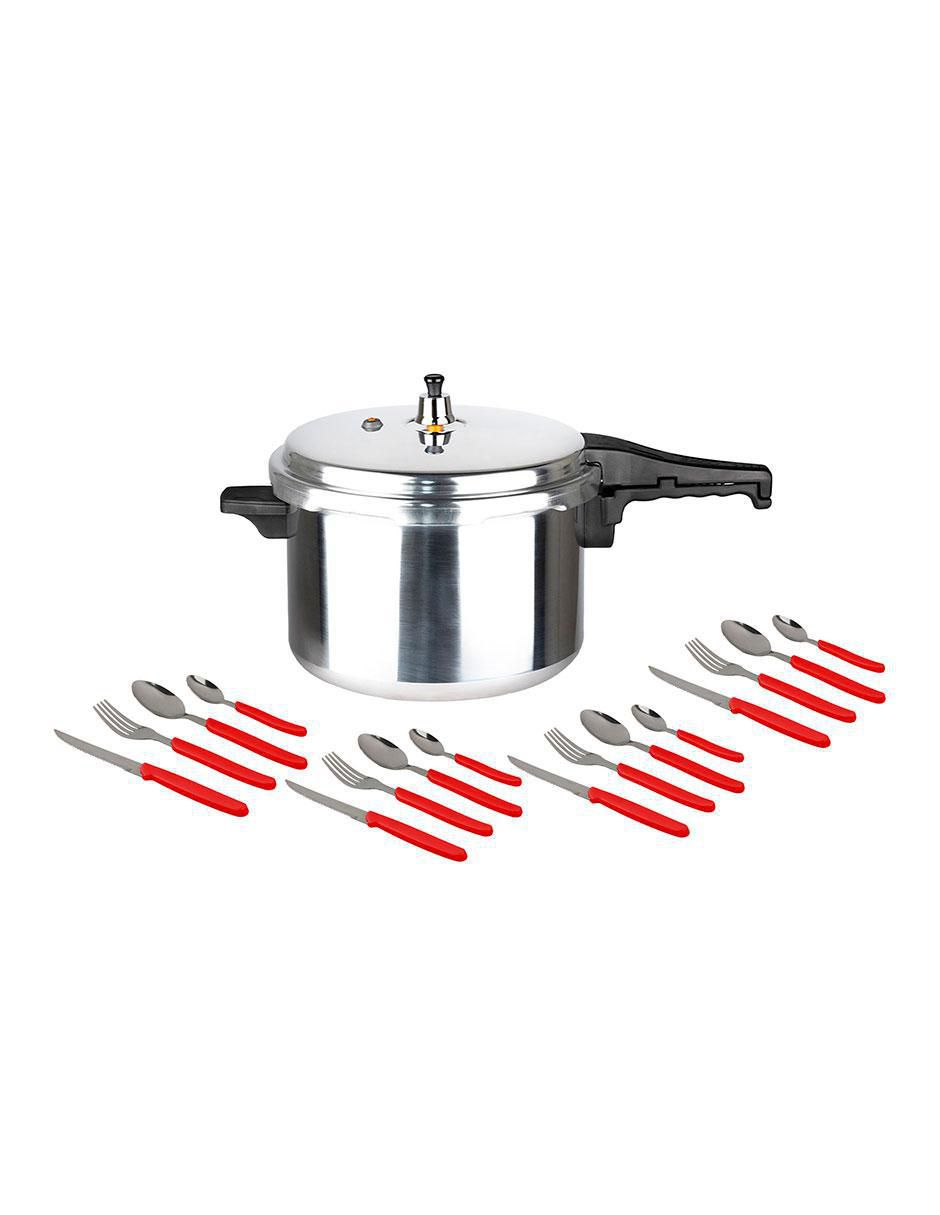Batería de cocina Classic de aluminio antiadherente convencional 31 piezas 4