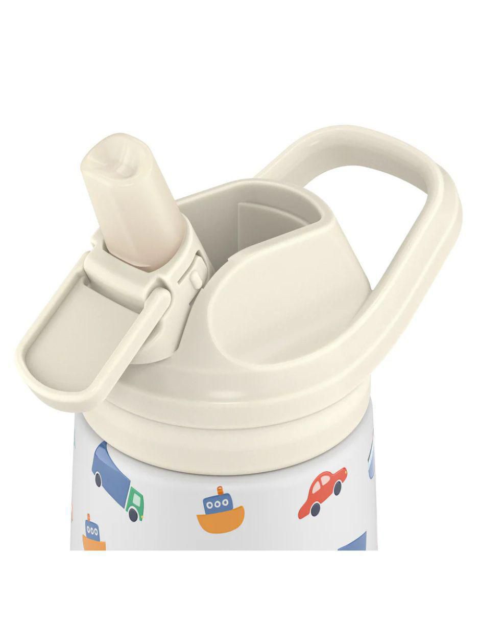 Botella de agua de acero inoxidable con tapa a prueba de derrame 350 ml 2
