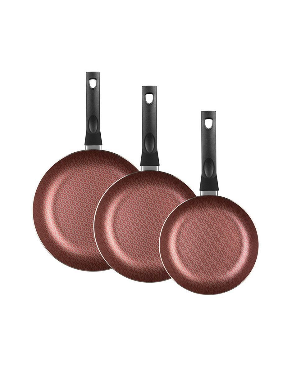 Batería de cocina Classic de aluminio antiadherente convencional 18 piezas 4