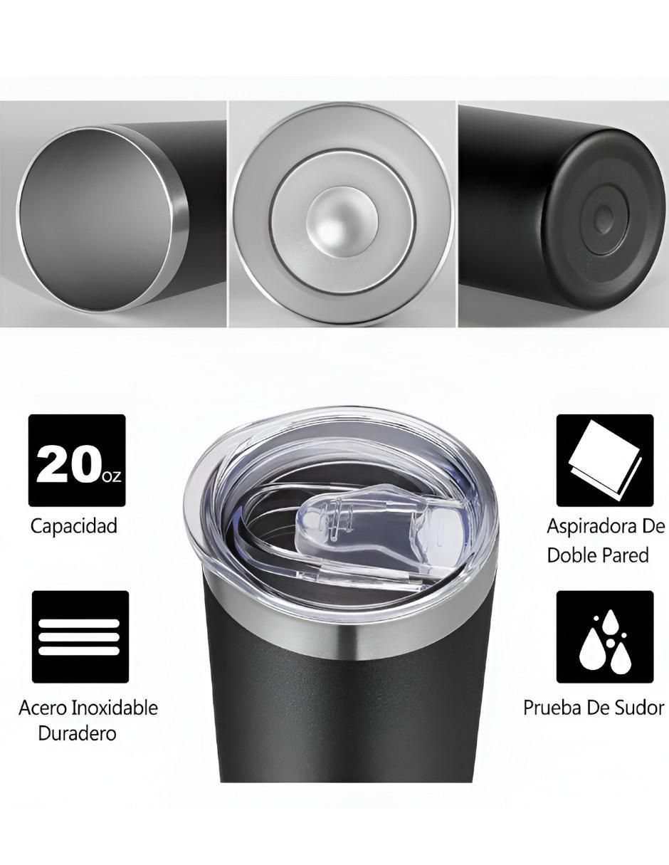 Termo de acero inoxidable con tapa flip top 600 ml 3