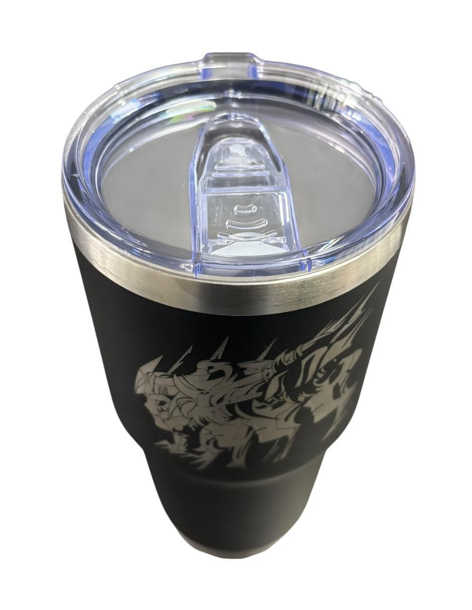 Termo de acero inoxidable con tapa push pull 887 ml 4