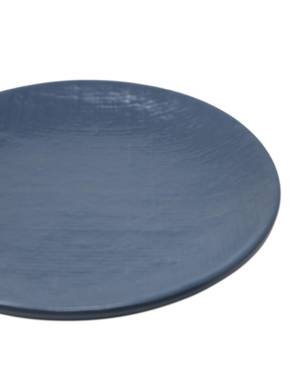 Vajilla cerrada denim azul de cerámica para 6 personas 2