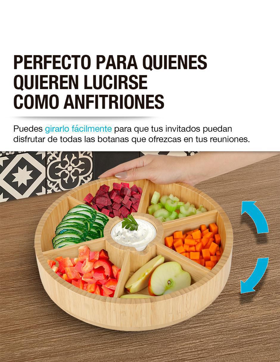 Botanero de bambú 5