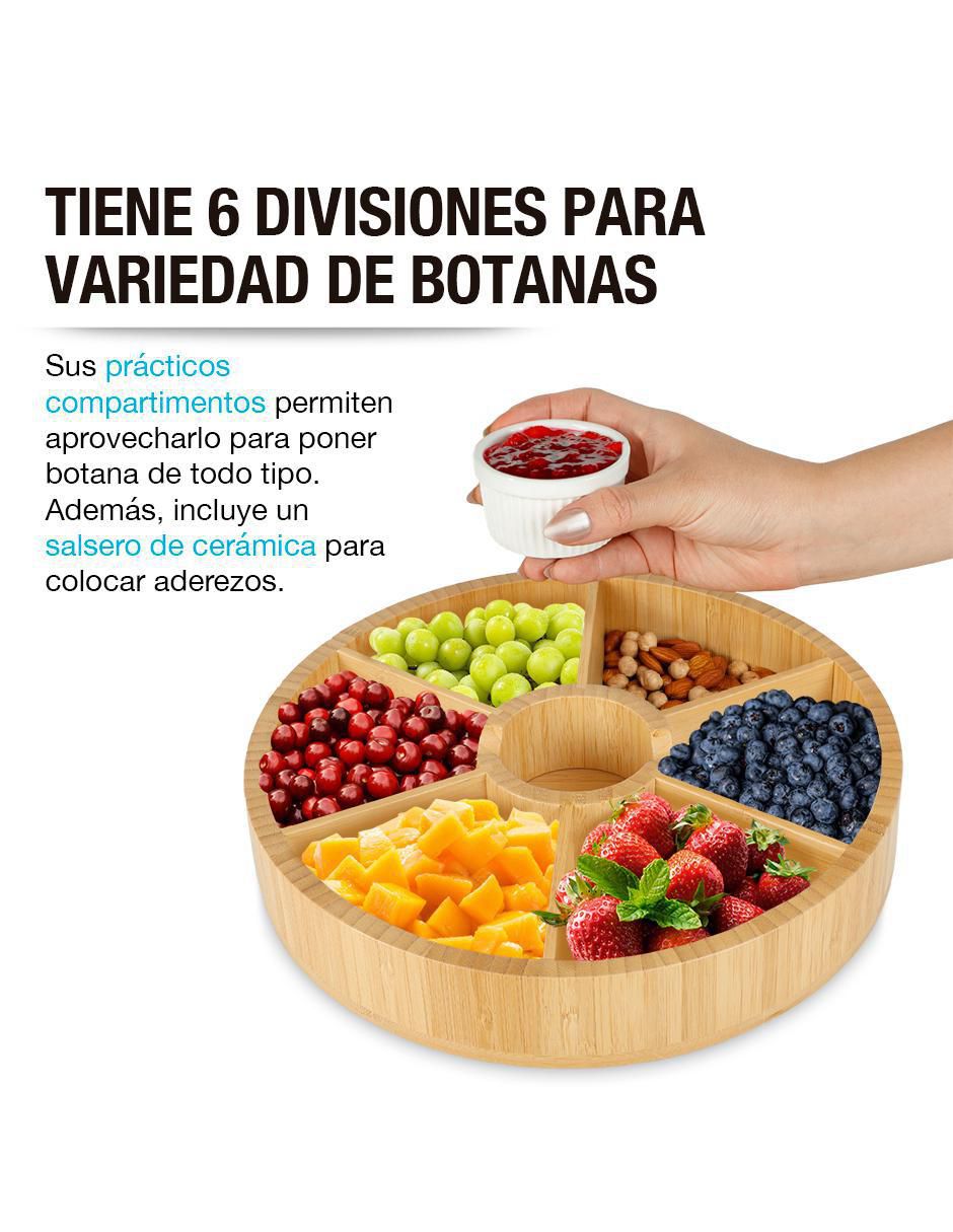 Botanero de bambú 6