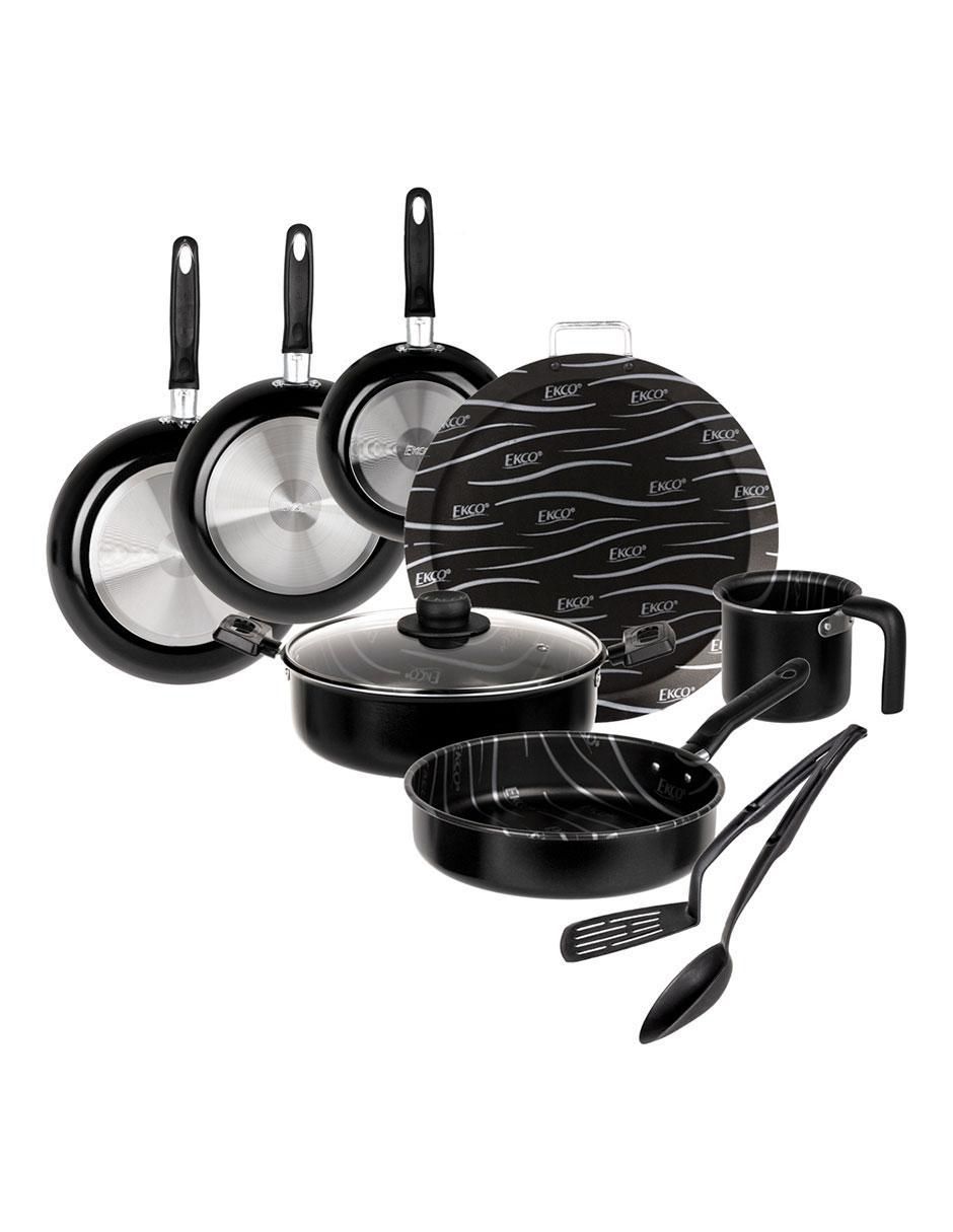 Batería de cocina Classic de aluminio antiadherente convencional 10 piezas