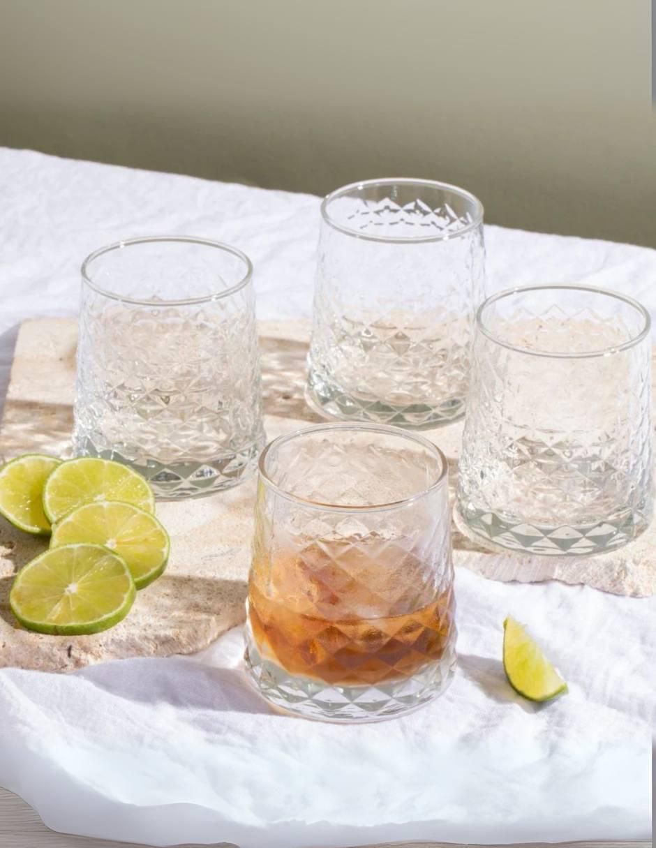 Set de vasos Dof y Highball Cairo de vidrio con 12 piezas 2