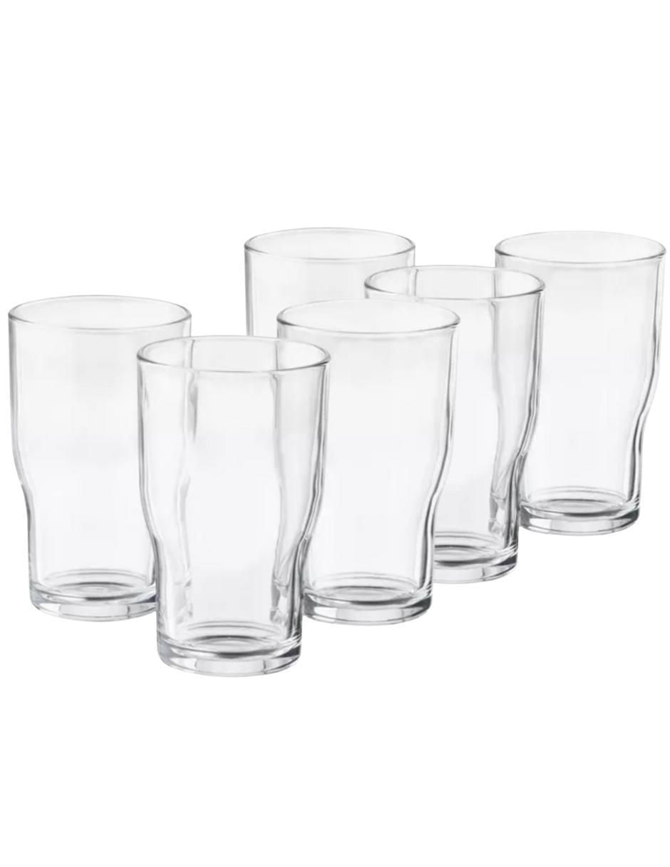 Set de vasos para cerveza Munich de vidrio con 6 piezas