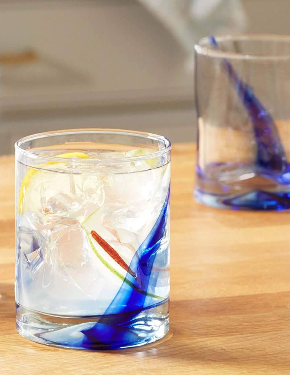 Set de vasos Dof Ribbon Colors de vidrio con 6 piezas 2