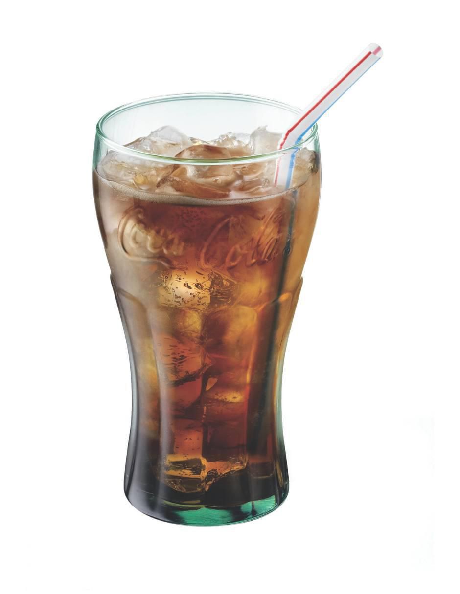Set de vasos cooler Coca-Cola de vidrio con 4 piezas 3