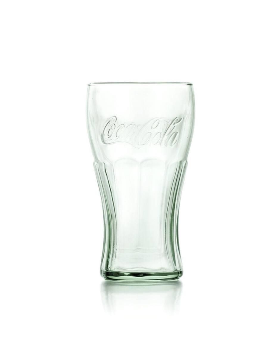 Set de vasos cooler Coca-Cola de vidrio con 4 piezas 4