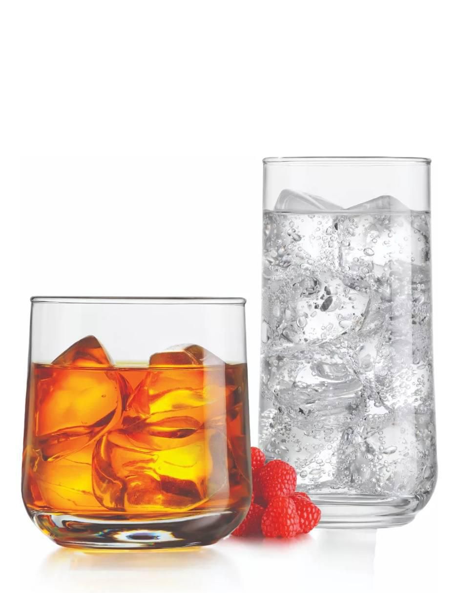 Set de vasos Dof y Highball Koba de vidrio con 8 piezas 2