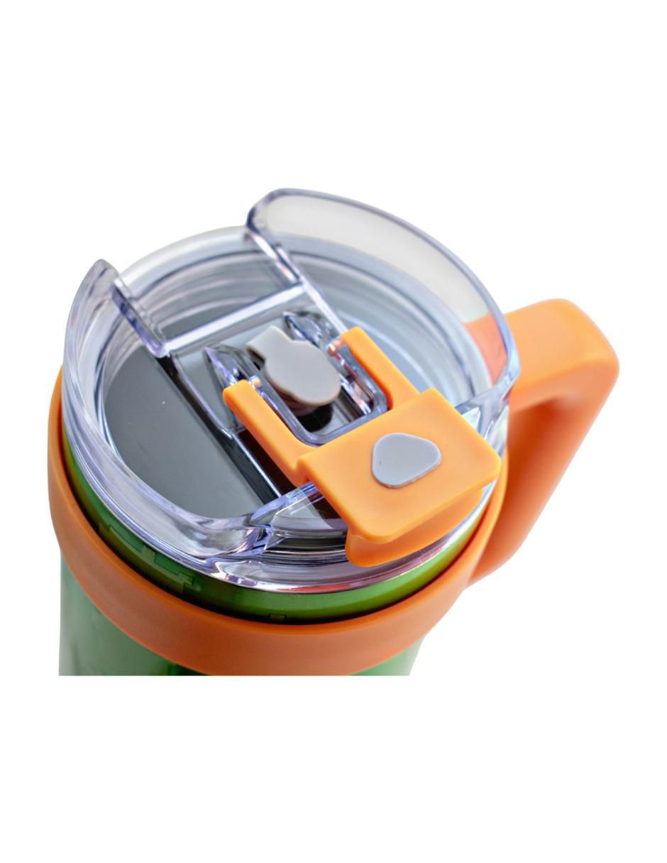 Termo doble pared de acero inoxidable Minecraft con tapa rosca 1.2 L 9