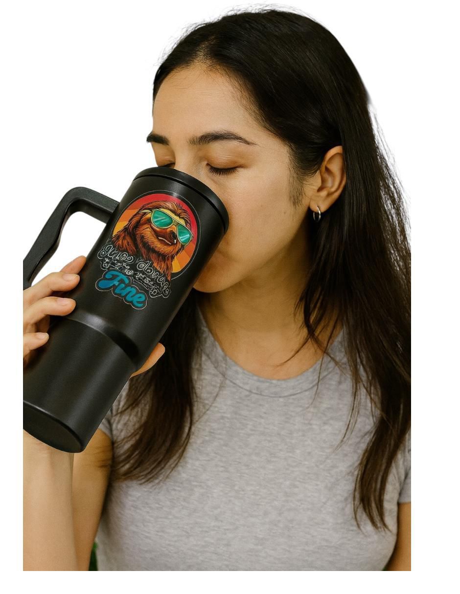 Termo luxo mx "de" acero inoxidable luxo animals "con tapa" rosca 1.2 l