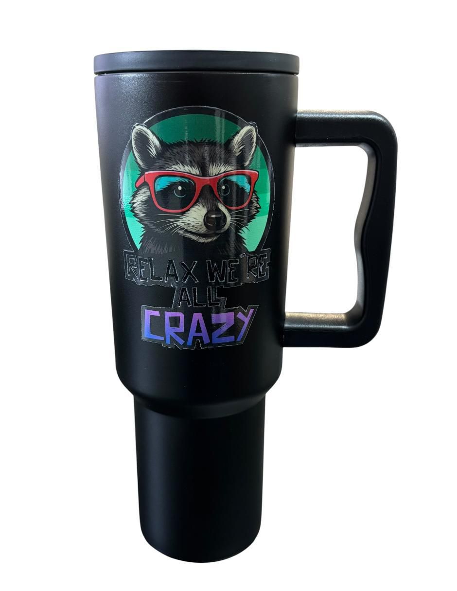Termo luxo mx "de" acero inoxidable luxo animals "con tapa" rosca 1.2 l