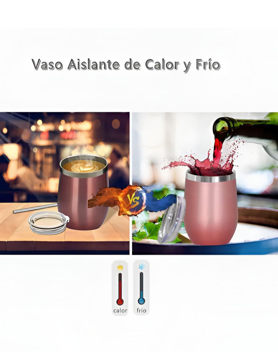 Set de vasos con tapa y popote Xtllar3637 con 2 piezas 3