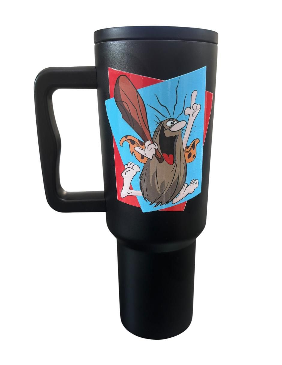 Termo Luxo MX de acero inoxidable Captain Caveman con tapa rosca 1.2 L