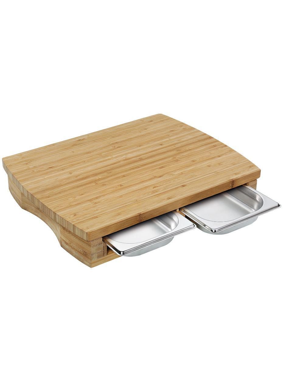 Tabla de servicio Estación dos de madera