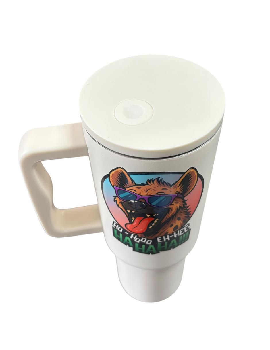 Termo de acero inoxidable Animals con tapa rosca 1.2 L 3