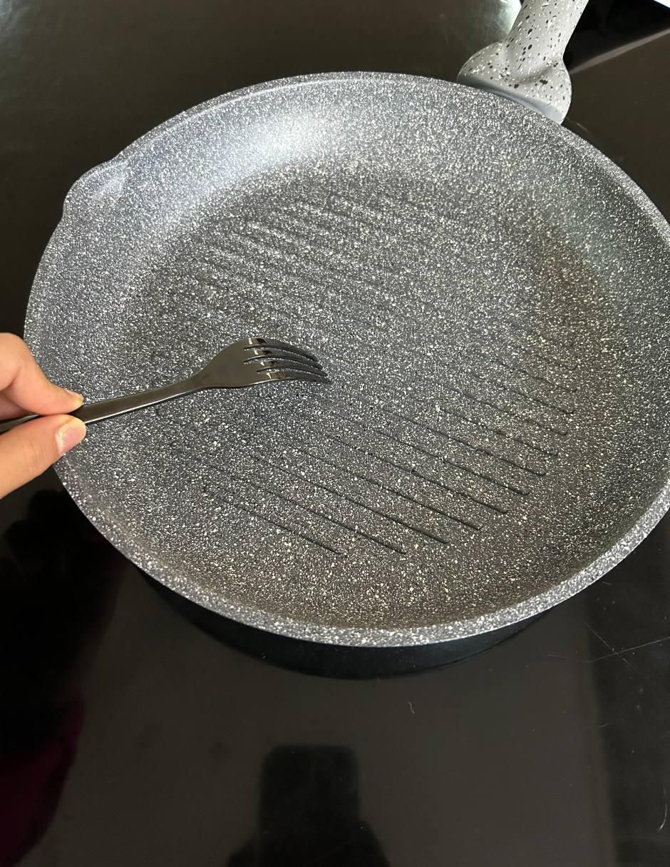 Batería de cocina Cuore di pietra de aluminio forjado antiadherente minerales naturales 4 piezas 3