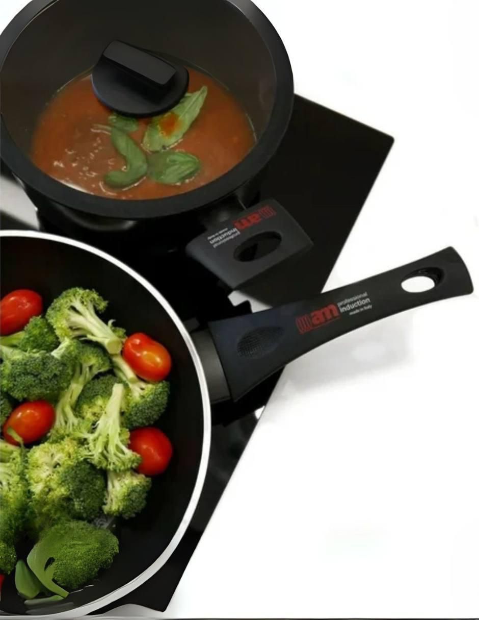 Batería de cocina Fortezza de aluminio antiadherente sin PFOA 4 piezas 2