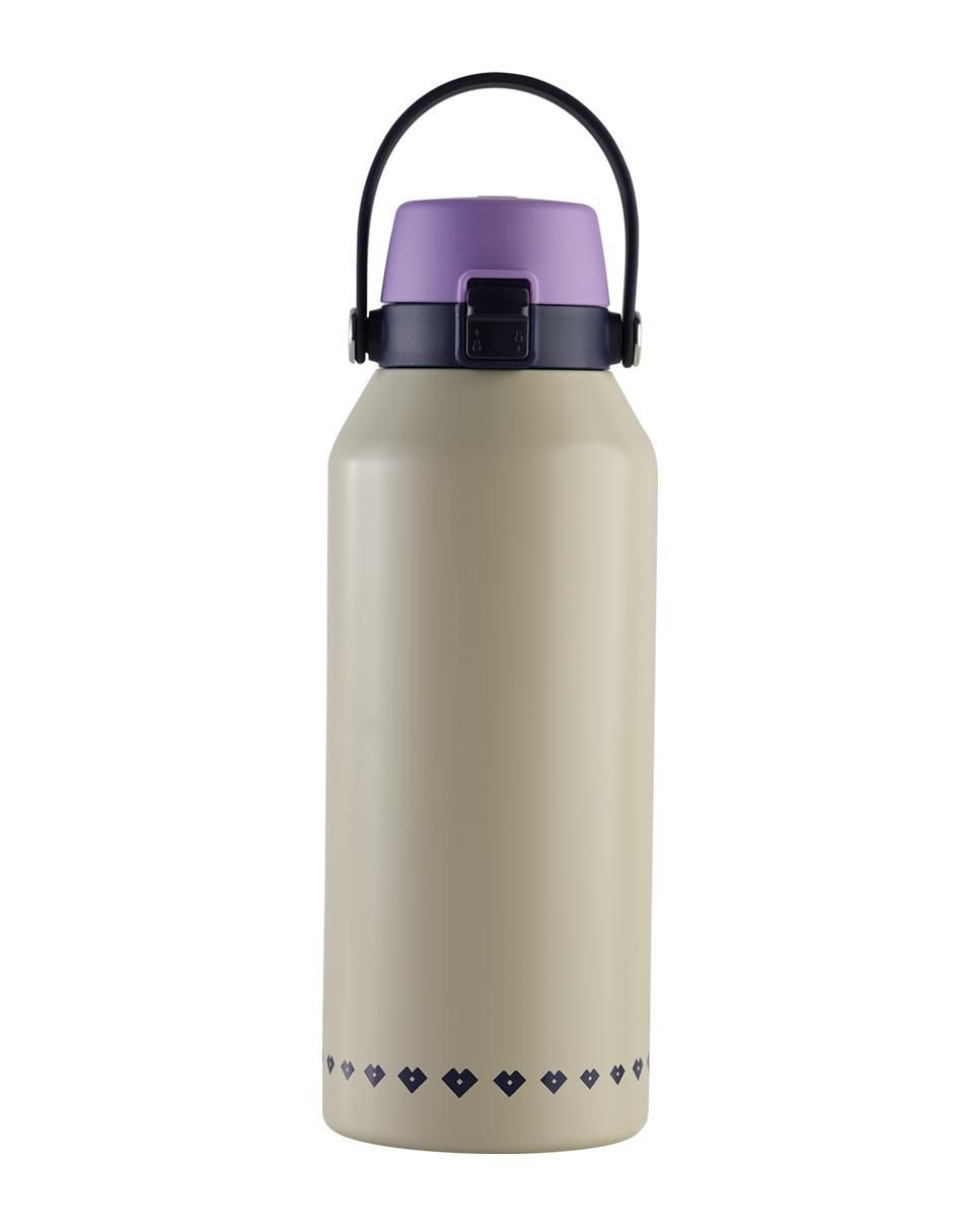 Termo de acero inoxidable liza con tapa flip top
