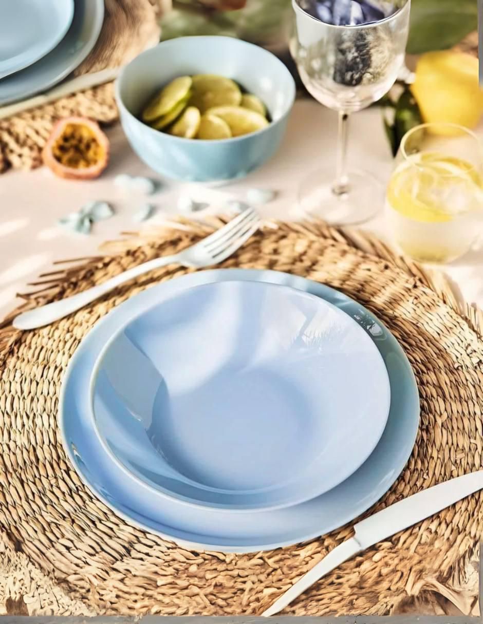 Vajilla cerrada diwali de stoneware para 4 personas 3