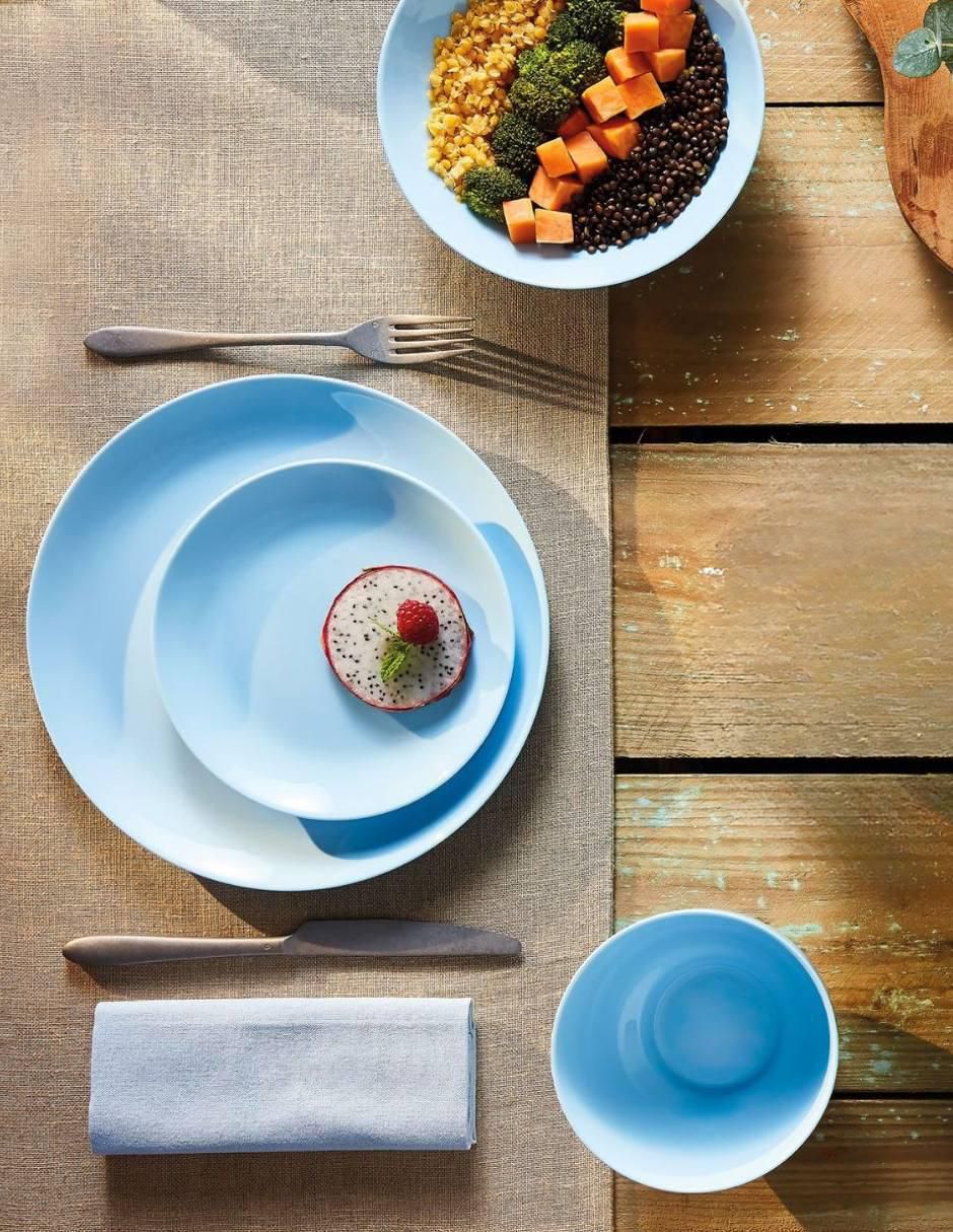 Vajilla cerrada diwali de stoneware para 4 personas 2