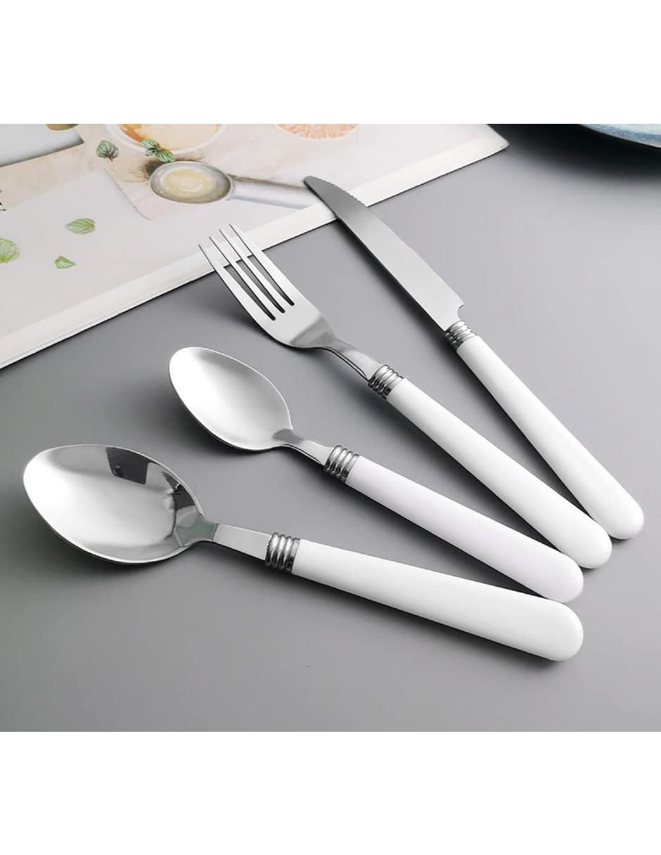 Set cubiertos sin familia "de" acero inoxidable 25 piezas "piezas" 2
