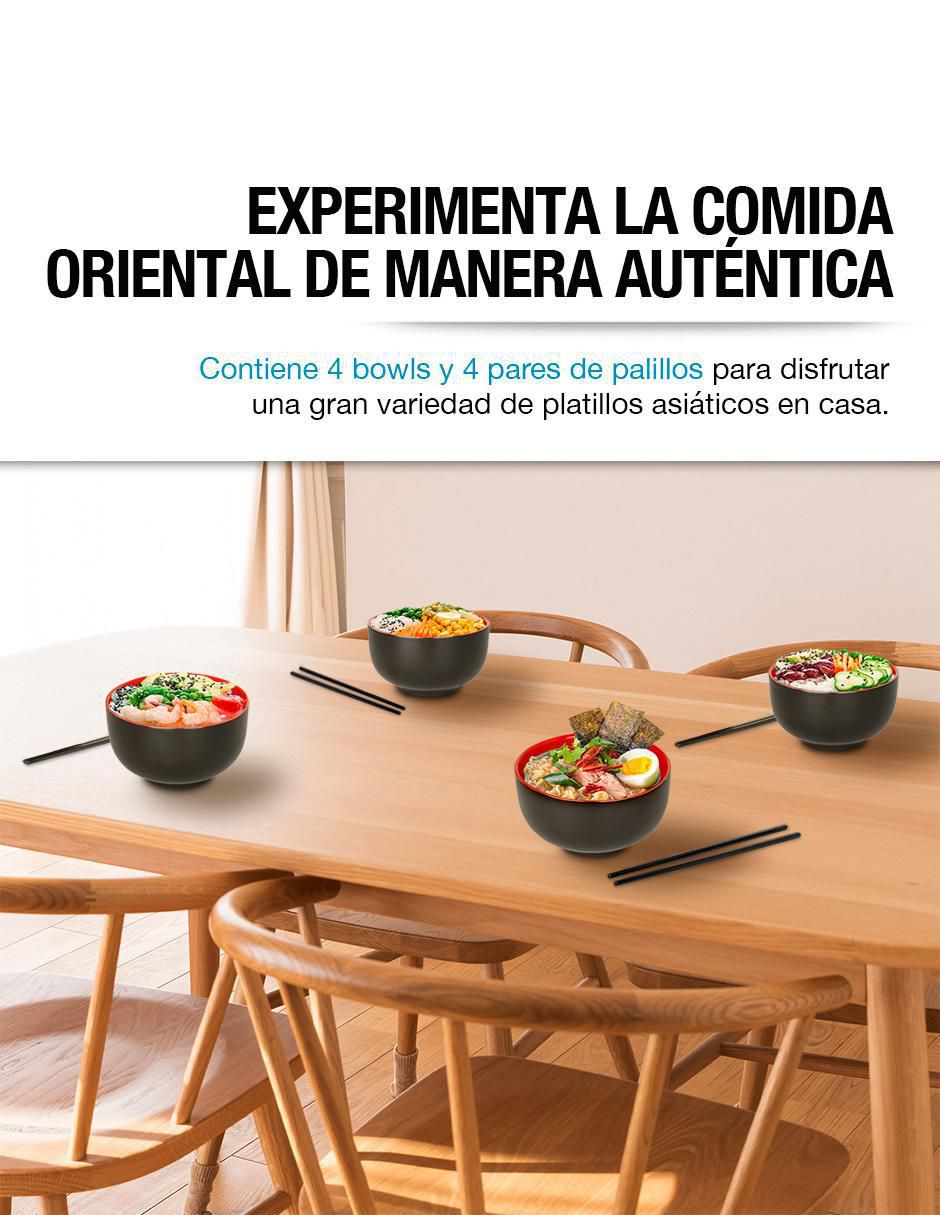 Set bowl 4 piezas de cerámica 6